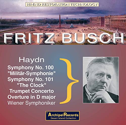 Haydn (1732-1809) - Sym.100, 101: F.busch / Vso +trumpet Concerto: Holler(Tp) - Import CD