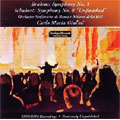 Carlo Maria Giulini - BRAHMS:SYMPHONY NO.4 OP.98(1956)/SCHUBERT:SYMPHONY NO.8 D.759"UNFINISHED"(1954):CARLO MARIA GIULINI(cond)/ROME RAI ORCHESTRA/ETC - Import CD
