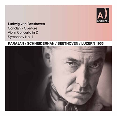 Beethoven (1770-1827) - Sym, 7, Violin Concerto, Etc: Karajan / Lucerne Festival O +mozart: Sym, 39, - Import 2 CD