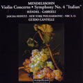 Guido Cantelli - Mendelssohn: Violin Concerto Op.64, Symphony No.4 "Italian" Op.90 / Guido Cantelli, NYP, NBC SO, Jascha Heifetz - Import CD