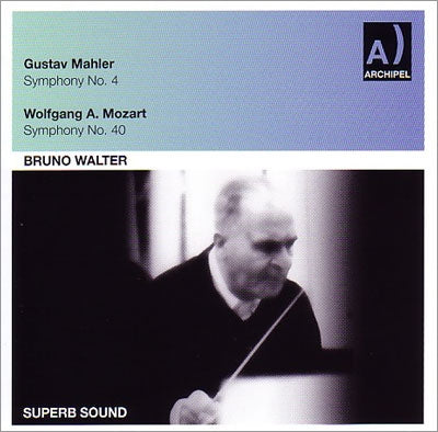 Bruno Walter - Mahler: Symphony No.4; Mozart: Symphony No.40 K.550 - Import CD