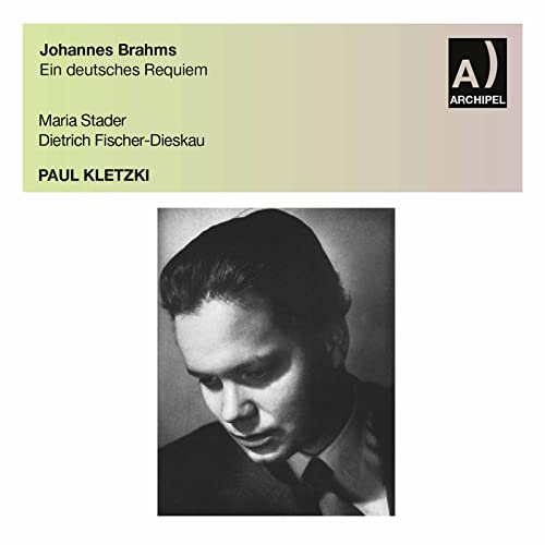 Brahms (1833-1897) - Ein Deutsches Reqiuem : Kletzki / French National Orchestra, Stader, F-Dieskau (1956) - Import CD
