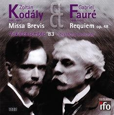 Bernhard Leonardy - Faure: Requiem Op.48; Kodaly: Missa Brevis - Import CD