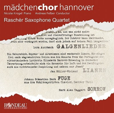 Andreas Felber - Auerbach:Galgenlieder - ImportCD