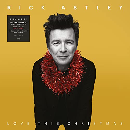 Rick Astley - Love This Christmas/When I Fall in Love - Import 12’ Single Record