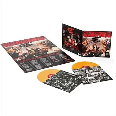 Scorpions - World Wide Live<Transparent Orange Vinyl> - Import 2 LP Record