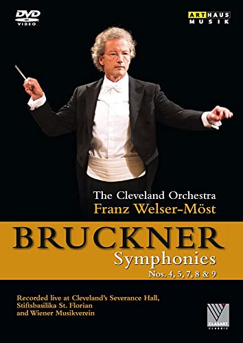 Bruckner (1824-1896) - Symphonies Nos.4, 5, 7, 8, 9 : Franz Welser-Most / Cleveland Orchestra (5DVD) - Import 5 DVD Box