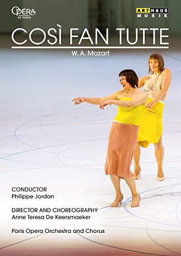 Mozart (1756-1791) - Cosi Fan Tutte : De Keersmaker, Philippe Jordan / Paris Opera, J.Wagner, Losier, Antoun, P.Sly, Szot, etc (2017 Stereo)(2DVD) - Import 2 DVD