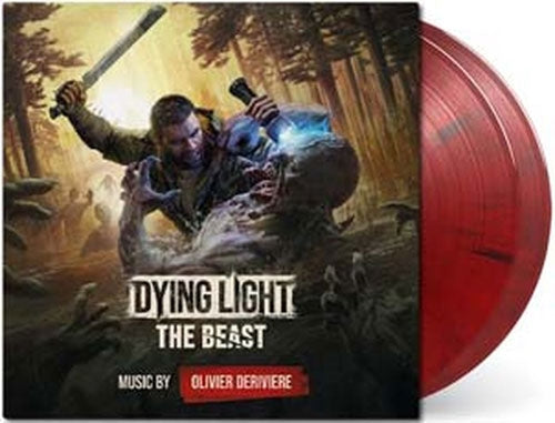Olivier Deriviere - Dying Light: The Beast - Import Red With Black Marble Vinyl 2 LP Record Limited Edition