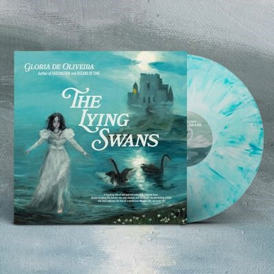 Gloria De Oliveira - The Lying Swans - Import White-Blue Marbled Vinyl LP Record