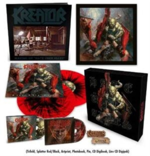 Kreator - Hate Uber Alles - Import Red & Black Splatter Vinyl 2 LP Record+2CD Box Set