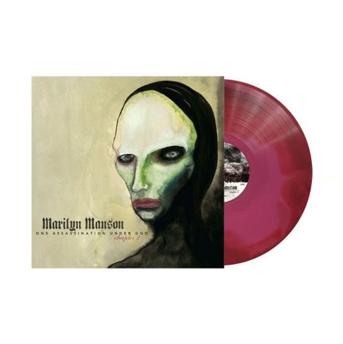 Marilyn Manson - One Assassination Under God - Chapter 2 - Import Pink & Red Swirl Vinyl LP Record Limited Edition