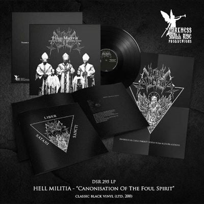 Hell Militia - Canonisation Of The Foul Spirit - Import Vinyl LP Record