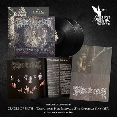 Cradle Of Filth - Dusk And Her Embrace (The Original Sin) - Import 2 LP Record Limited Edition