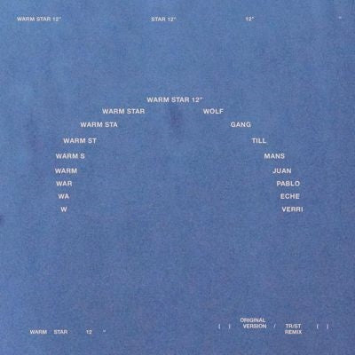 Wolfgang Tillmans 、 Juan Pablo Echeverri - Warm Star - Import Vinyl LP Record