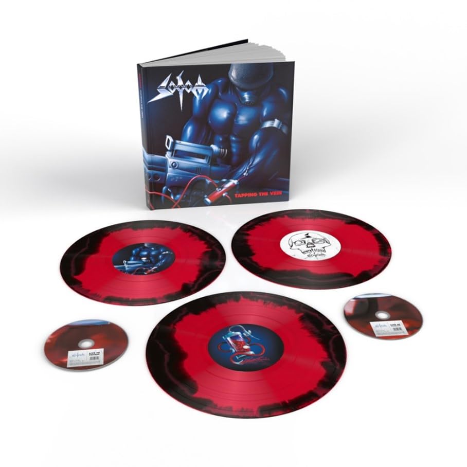 Sodom - Tapping The Vein - Import Coloured Vinyl 3 LP Record+2CD
