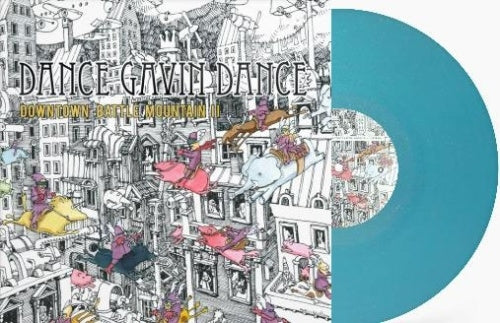 Dance Gavin Dance - Downtown Battle Mountain II (15 Year Anniversary Edition) - Import Light Blue Glitter Colored Vinyl LP Record Limited Edition
