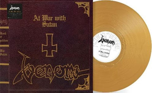 Venom (Rock) - At War With Satan - Import Gold Vinyl LP Record