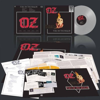 Oz (Finland) - Fire in the Brain - Import Silver Vinyl LP Record