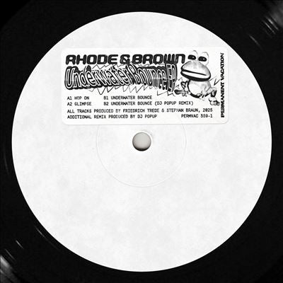 Rhode & Brown - Underwater Bounce - Import Vinyl 12 inch Record Limited Edition