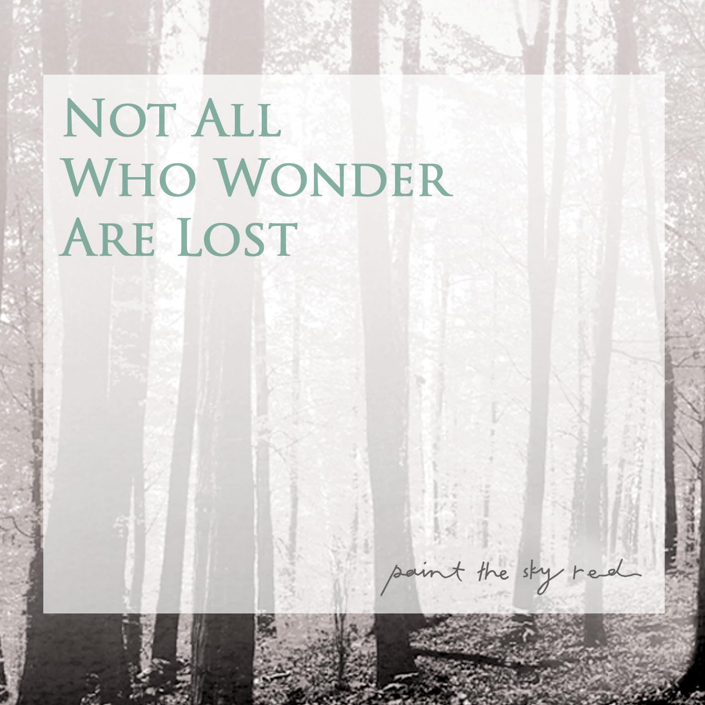 Paint The Sky Red - Not All Who Wonder Are Lost - Import CD