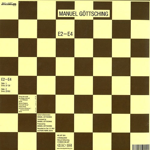 Manuel Gottsching - E2-E4: 2016-35Th Anniversary Edition - Remaster - Import 180g Vinyl LP Record