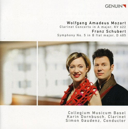 Simon Gaudenz - Mozart: Clarinet Concerto K.622; Schubert: Symphony No.5 - Import CD