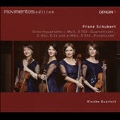 Klenke Quartett - Schubert: String Quartets D.703, D.46 & D.804 - Import CD