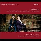 Godowsky / Youn, William / Vilmar, Catherine - Schubert Widmungen, Schumann Lieder -Liszt & Godowsky Transcriptions : William Youn(P)Vilmar(S) - Import CD