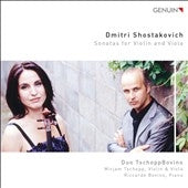 Shostakovich, Dmitri / Tschopp, Mirjam - Shostakovich, Dmitri (1906-1975) Violin Sonata, Viola Sonata : Duo Tschoppbovino - Import CD