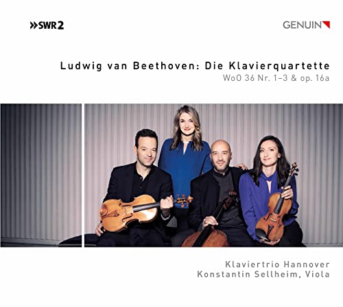 Beethoven (1770-1827) - Piano Quartet Op, 16, Woo, 36, : Klaviertrio Hannover Selheim(Va) - Import CD