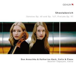 Duo Anouchka & Katharina Hack - Sonatas Op. 40 And Op. 147, Prelude Op. 97 - Import CD