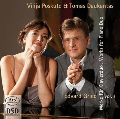 Grieg / Poskute / Daukantas - Grieg: Piano Duets 1 - Import SACD Hybrid