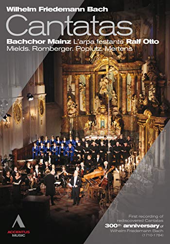 Bach, Wilhelm Friedemann (1710-1784) - Cantatas : R.Otto / L'arpa Festante, Mainz Bachchor, etc - Import DVD