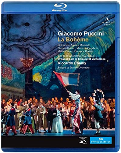 Puccini (1858-1924) - La Boheme : Livermore, Chailly / Comunitat Valenciana Orchestra, Gal James, Machado, Romeu, Cavalletti, etc (2012 Stereo) - Import Blu-ray Disc