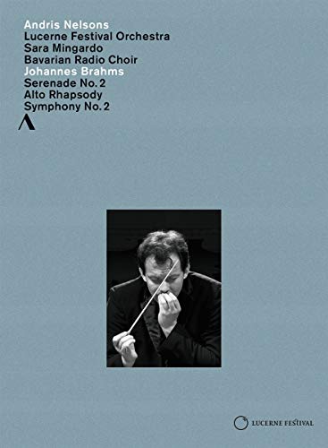 Brahms (1833-1897) - Symphony No.2, Serenade No.2, Alto Rhapsody : Nelsons / Lucerne Festival Orchestra, Mingardo(A)Bavarian Radio Choir (2014) - Import DVD