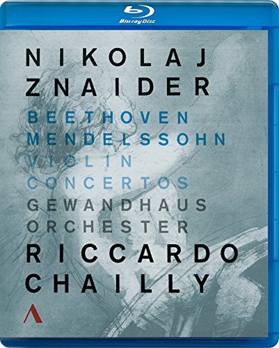 Beethoven (1770-1827) - Beethoven Violin Concerto, Mendelssohn Violin Concerto, J.S.Bach : Znaider(Vn)Chailly / Gewandhaus Orchestra - Import Blu-ray Disc
