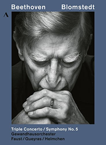 Beethoven (1770-1827) - Symphony No.5, Triple Concerto : Herbert Blomstedt / Gewandhaus Orchestra, I.Faust(Vn)Queyras(Vc)Helmchen(P) - Import DVD