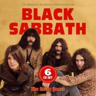 Black Sabbath - The Early Years Live - Import 6 CD Box Set