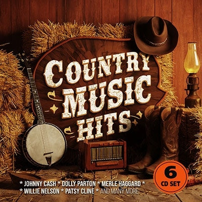 V.A. - Country Music Hits - Import 6 CD Box Set