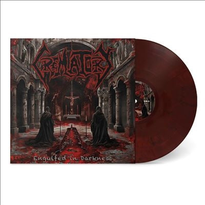 Crematory - Engulfed In Darkness - Import Bloody Red Marbled Vinyl LP Record Limited Edition