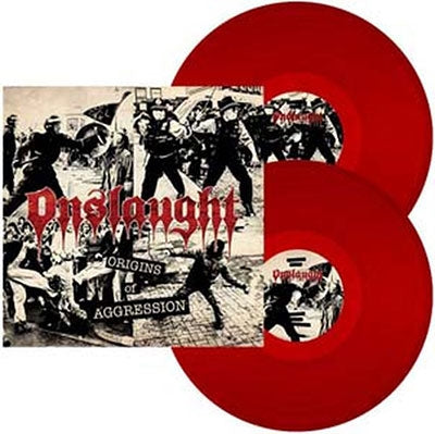 Onslaught - Origins Of Aggression - Import Thermonuclear Red Vinyl 2 LP Record Limited Edition