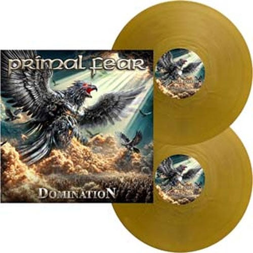 Primal Fear - Domination - Import Gold Opaque Vinyl 2 LP Record Limited Edition