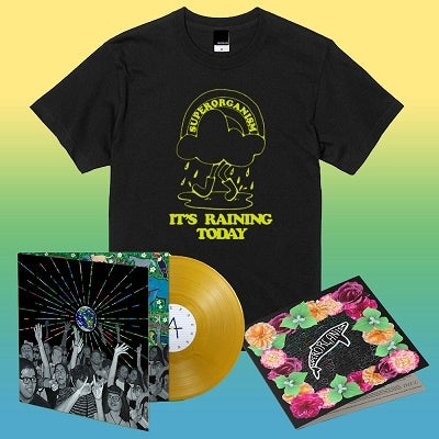 Superorganism - World Wide Pop - Import Gold Vinyl LP Record+T-shirt (M)