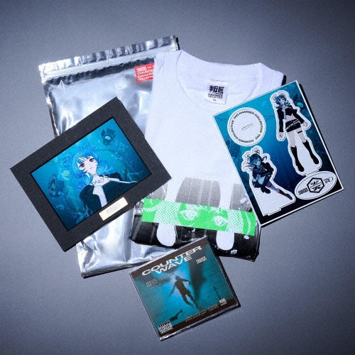 TAO - COUNTER WAVE - Japan Deluxe Edition B CD + T-shirt (White) + Goods Limited Edition
