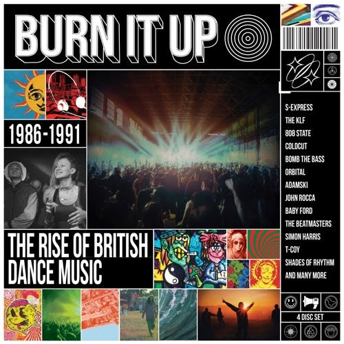 Various Artists - Burn It Up The Rise of British Dance Music 1986-1991 - Import 4 CD