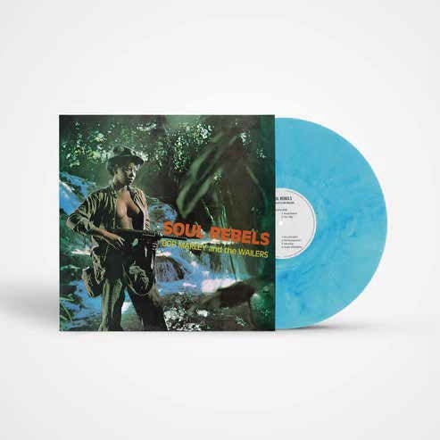 Bob Marley & The Wailers - Soul Rebels - Japan Smoky Blue Vinyl LP Record