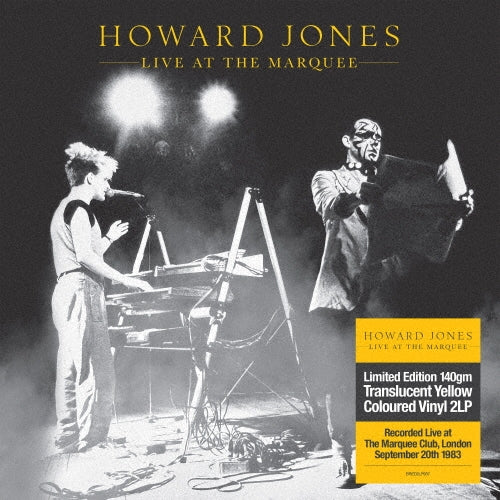 Howard Jones - Live at the Marquee (Transparent Yellow 2LP Edition) - Import Transparent Yellow Vinyl 2 LP Record Limited Edition