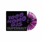 1000 Homo Djs - Supernaut - Import Magenta/Black/White Haze Splatter Color Vinyl LP Record