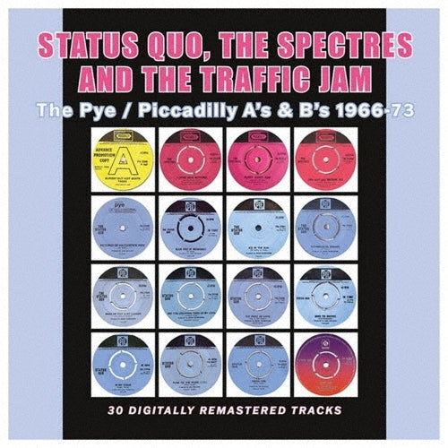 Status Quo 、 The Spectres 、 The Traffic Jam - The Pie / Piccadilly A's & B's 1966–73 - Import 2 CD